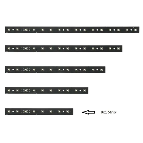 Martin VC-Strip 25 Creative 8x1 LED Video Strip 12 Pack, 90357320HU