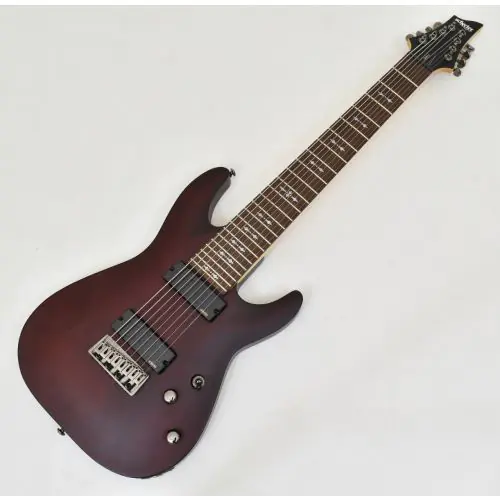 Schecter Omen-8 Guitar Walnut Satin B.Stock 2395, 2074