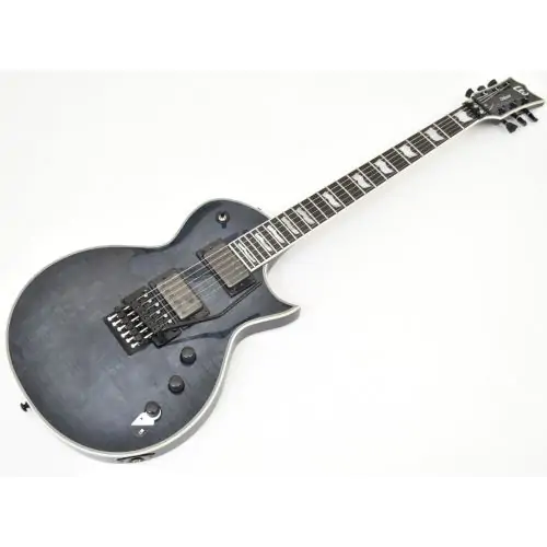ESP LTD EC-1000FR Guitar See Thru Black B-Stock 0150, LEC1000FRFMSTBLK