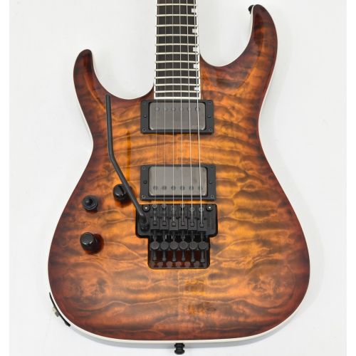 ESP E-II Horizon FR-II Tiger Eye Sunburst Guitar Lefty B-Stock 21213