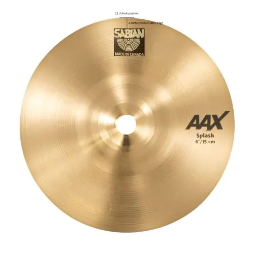 SABIAN 6" AAX Splash, 20605X