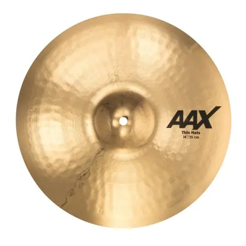 SABIAN 14" AAX Thin Hat Top Brilliant Finish, 21401XC/1B