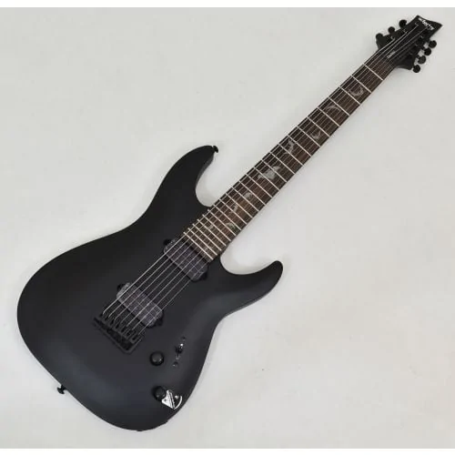 Schecter Damien-7 Electric Guitar Satin Black B-Stock 0093, 2472