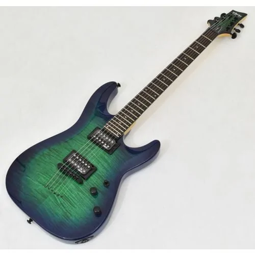 Schecter C-6 Elite Guitar Aqua Burst B-Stock 0343, 782