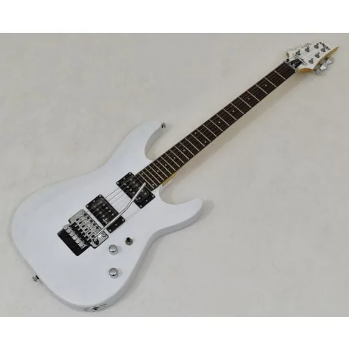 Schecter C-6 FR Deluxe Guitar Satin White B-Stock 1188, 435