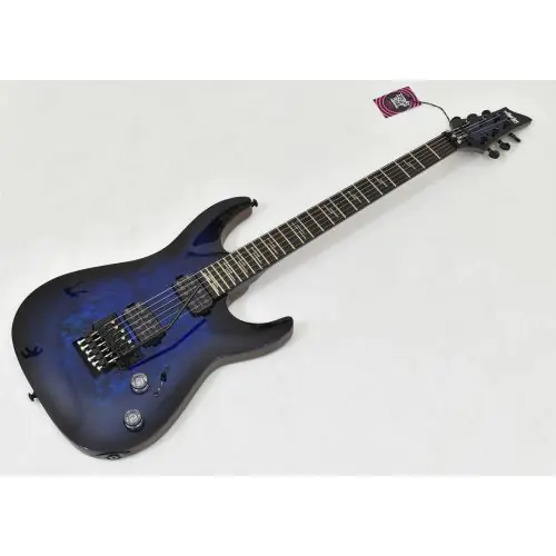 Schecter Omen Elite-6 Guitar See-Thru Blue Burst B-Stock 3118, 2452