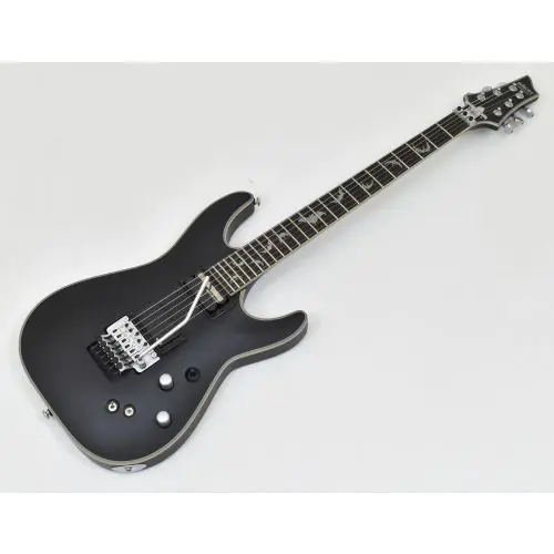 Schecter Damien Platinum-6 FR S Electric Guitar Satin Black B-Stock 0825, 1189