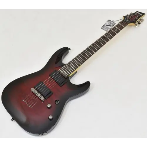 Schecter Demon-6 Crimson Red Burst Guitar B Stock 3081, 3680