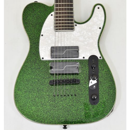 ESP LTD SCT-607B Stephen Carpenter Guitar Green Sparkle B Stock 1374