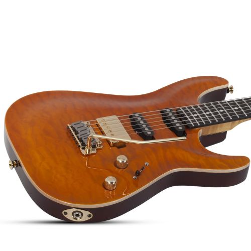 Schecter California Classic Guitar Transparent Amber