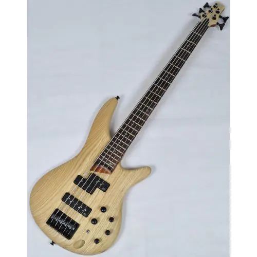 Ibanez SR655-NTF SR Series 5 String Electric Bass in Natural Flat Finish, SR655NTF