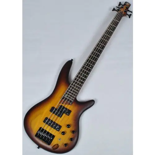 Ibanez SR655-BBF SR Series 5 String Electric Bass in Brown Burst Flat Finish, SR655BBF