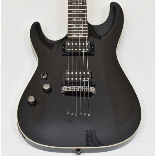 Schecter Omen-6 Left-Handed Guitar Gloss Black B Stock 1478