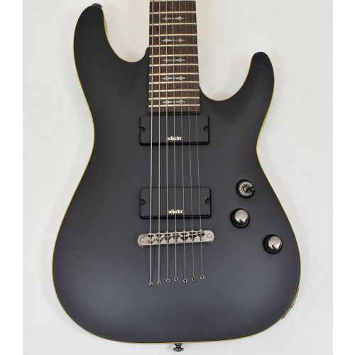 Schecter Demon-7 Guitar Aged Black Satin B-Stock 3577