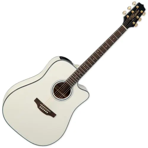 Takamine GD35CE-PW Acoustic Electric Guitar Pearl White, TAKGD35CEPW