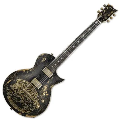 ESP Will Adler Warbird Distressed Signature Electric Guitar, ESP Will Adler Warbird Distress