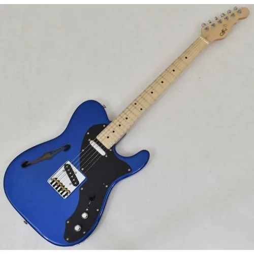 G&L USA ASAT Classic Thinline Guitar Midnight Blue Metallic 4092, USA ACLTL
