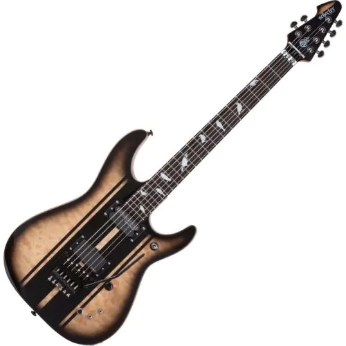 Schecter DJ Ashba Electric Guitar Natural Black Burst, 356