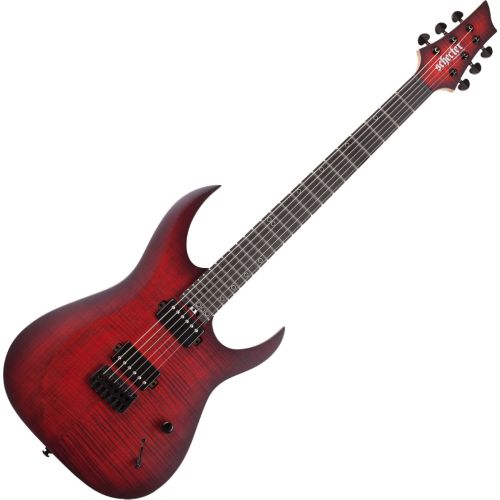 Schecter Sunset-6 Extreme Guitar Scarlet Burst, 2571