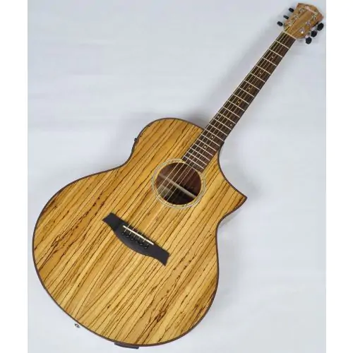 Ibanez AEW40ZW-NT AEW Series Acoustic Electric Guitar in Natural High Gloss Finish, AEW40ZWNT