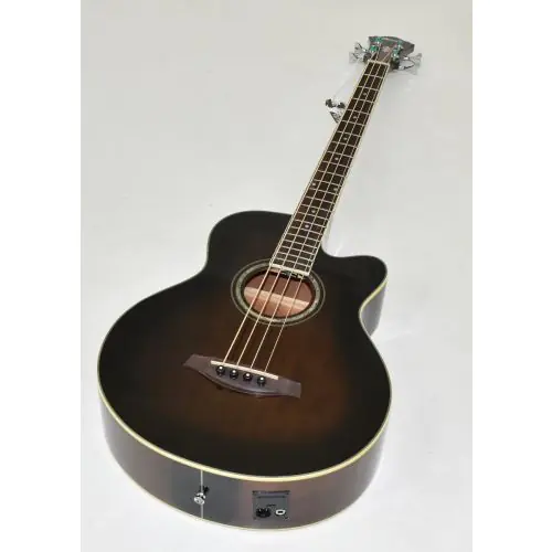 Ibanez AEB10E-DVS Artwood Series Acoustic Electric Bass in Dark Violin Sunburst High Gloss Finish 5724, AEB10EDVS.B