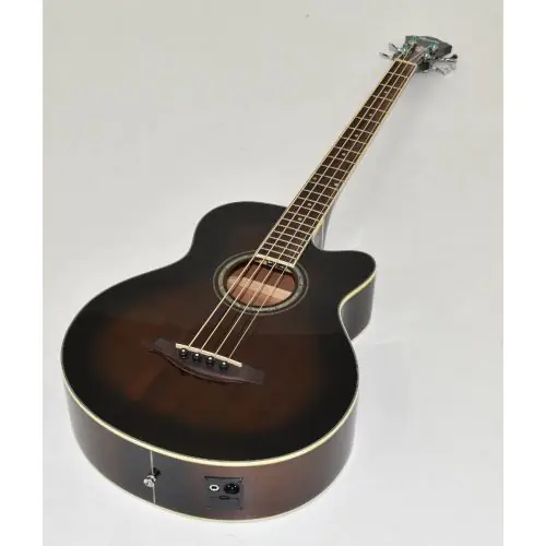 Ibanez AEB10E-DVS Artwood Series Acoustic Electric Bass in Dark Violin Sunburst High Gloss Finish 9671, AEB10EDVS.B