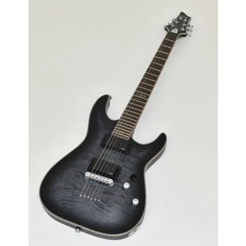 Schecter C-1 Platinum Guitar See Through Black Satin B-Stock 0244, 704