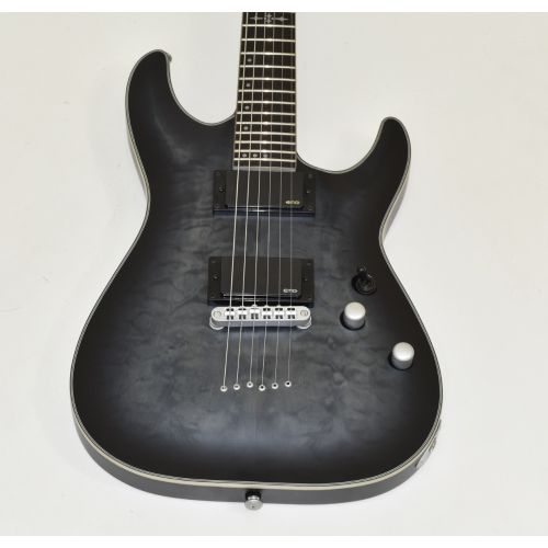 Schecter C-1 Platinum Guitar See Through Black Satin B-Stock 0239