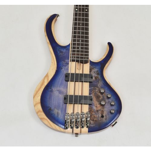 Ibanez BTB845 Bass Workshop 5-String Electric Bass Cerulean Blue Burst Low Gloss