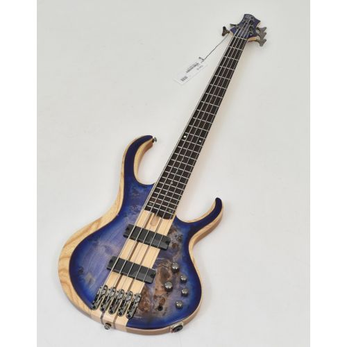 Ibanez BTB845 Bass Workshop 5-String Electric Bass Cerulean Blue Burst Low Gloss, BTB845CBL