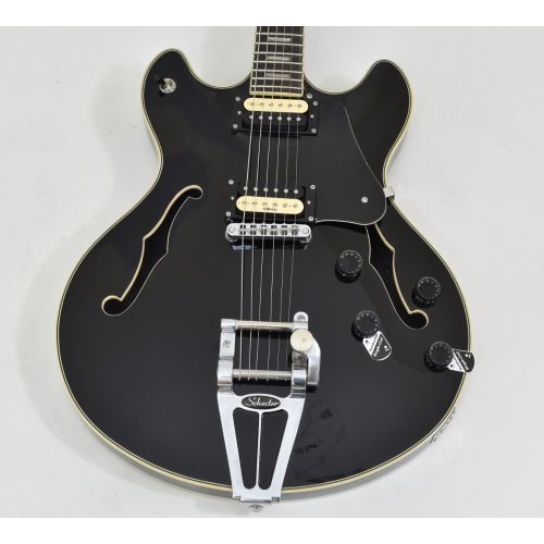 Schecter Corsair 2020 Semi Hollow Electric Guitar Gloss Black B0961