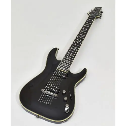 Schecter C-7 Blackjack Guitar Gloss Black B0712, 2564