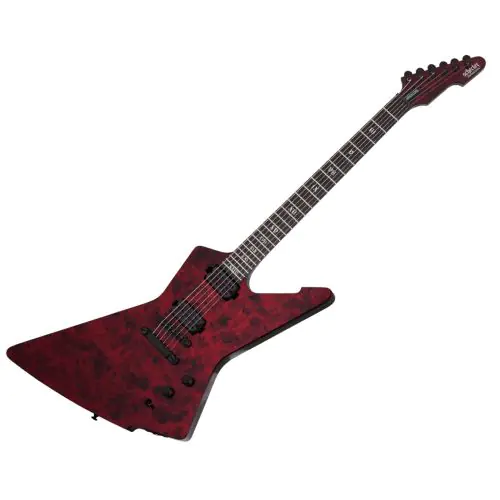 Schecter E-1 Apocalypse Electric Guitar Red Reign, 1310