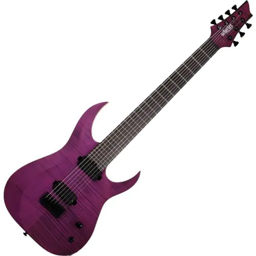 Schecter John Browne Tao-7 Guitar Satin Trans Purple, 463