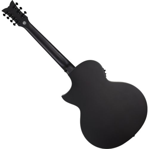 Schecter Regulo Caro-7 Acoustic Electric Guitar Satin Black