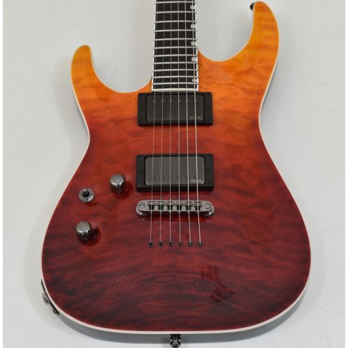 ESP E-II Horizon NT-II Tiger Eye Amber Fade Lefty Guitar B-Stock