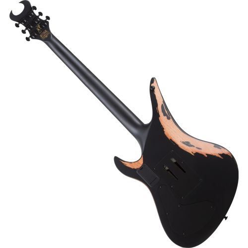Schecter Synyster Custom-S Guitar Distressed Satin Black