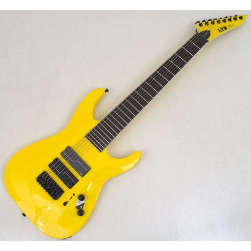 ESP LTD SC-608 Baritone Stephen Carpenter Guitar Yellow B-Stock 1789, LSC608BYELF1