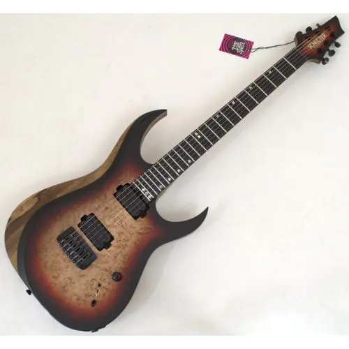 Schecter USA Sunset Extreme 6 Exotic Birdseye Guitar, 6998