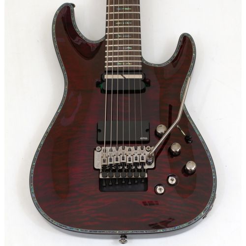 Schecter Hellraiser C-7 FR S Guitar Black Cherry B-Stock 1053