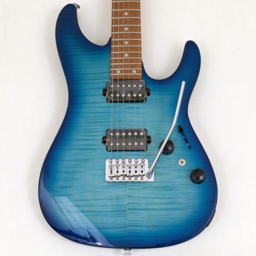 Ibanez AZ24S1F TXB Guitar Trans Turquoise Burst B-Stock