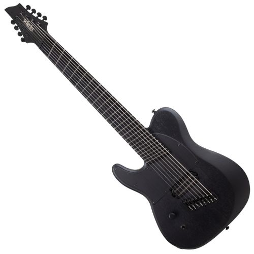 Schecter PT-8 Multiscale Black Ops Lefty Guitar, 625