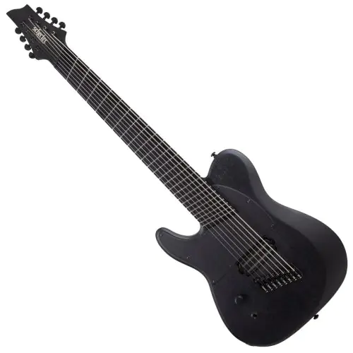Schecter PT-8 Multiscale Black Ops Lefty Guitar, 625