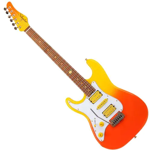 Schecter Tori Ruffin Freak Juice Burst Traditional Lefty Guitar, 2300