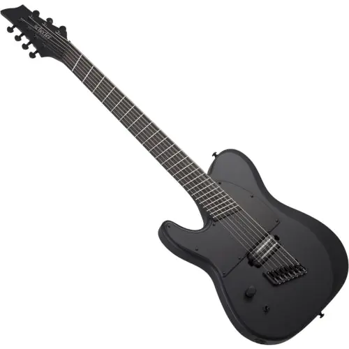 Schecter PT-7 Multiscale Black Ops Lefty Guitar, 624