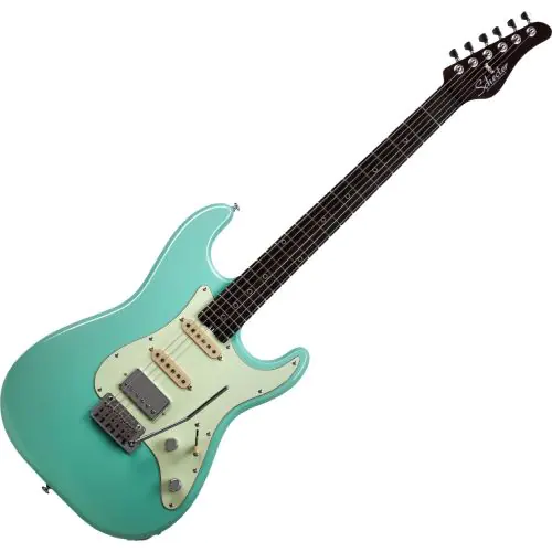 Schecter Nick Johnston Traditional HSS 10th Anniversary Guitar Atomic Green, 1154