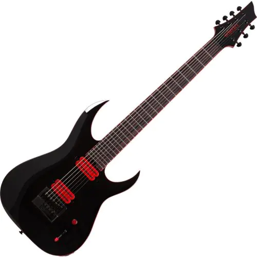 Schecter Sunset-7 ET Red Dawn Electric Guitar, 3893
