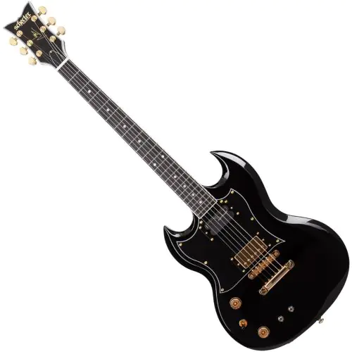 Schecter ZV-H6LLYW66D-S Zacky Vengeance Lefty Guitar Gloss Black, 546