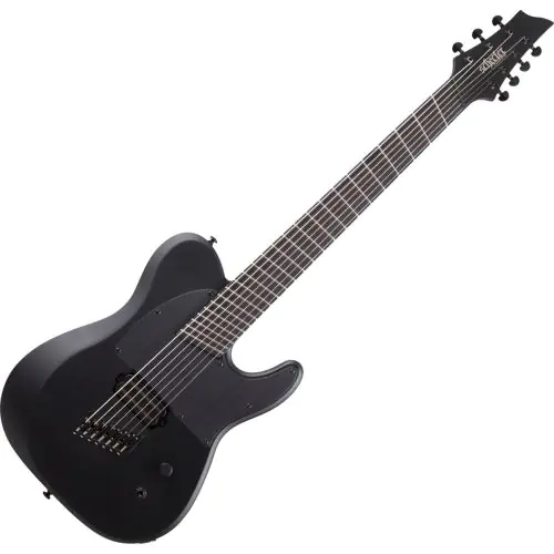 Schecter PT-7 Multiscale Black Ops Electric Guitar, 621