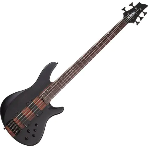 Schecter CB-5 Charles Berthoud Bass See Thru Black Satin, 2873